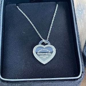 Tiffany & Co. “Return To Tiffany” Heart Diamond Necklace - Discontinued